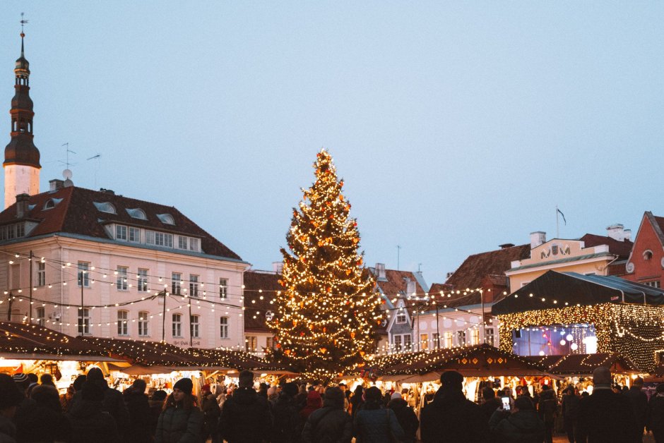Рождество Эстония Ревель