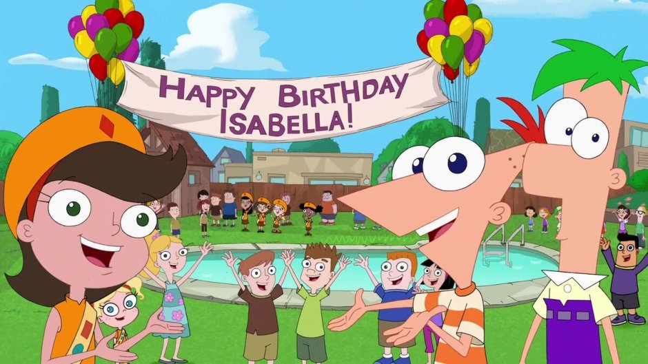 Открытки с днем рождения Изабелла