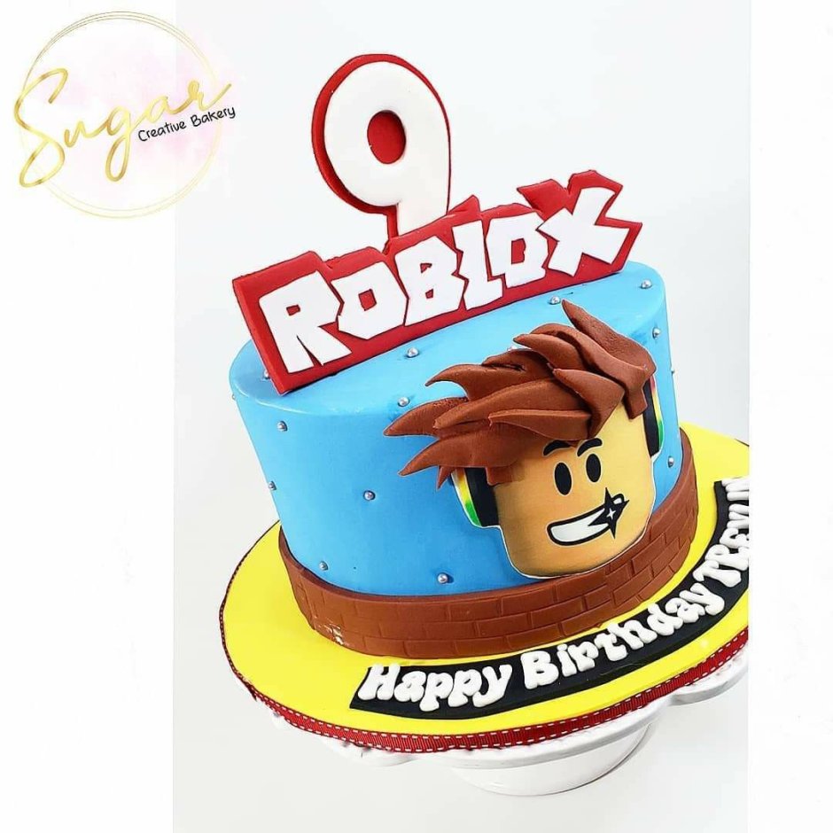 Roblox торт на день рождения
