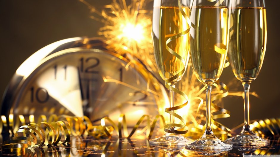 Шампанское новый год