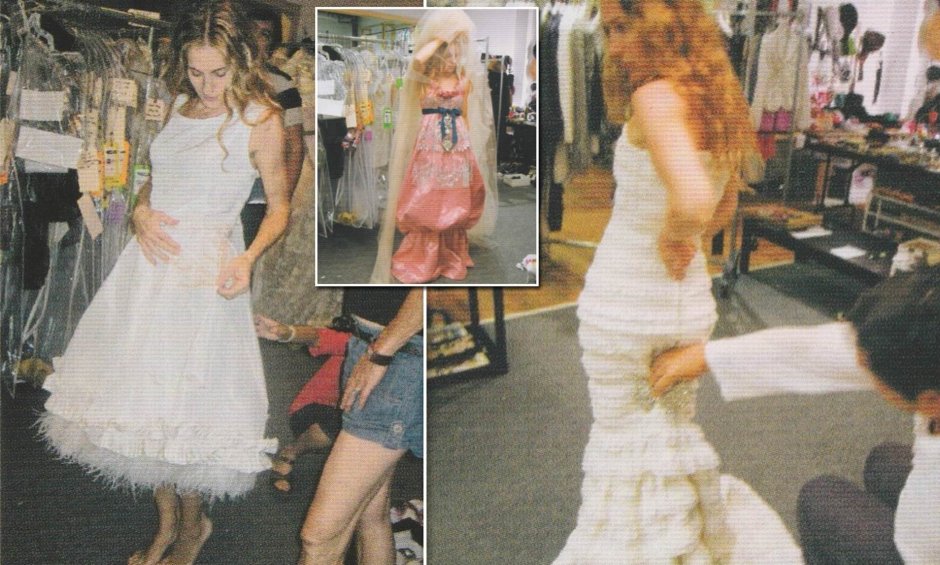 Кэрри Брэдшоу в свадебном платье от Dior