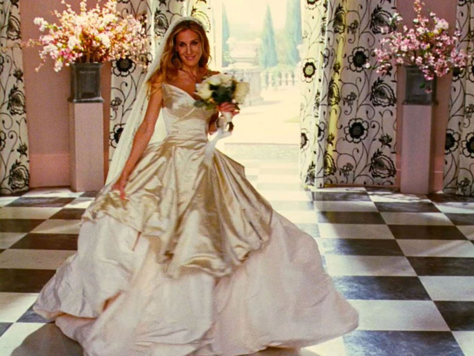 Платье Сары Джессики Паркер на свадьбе