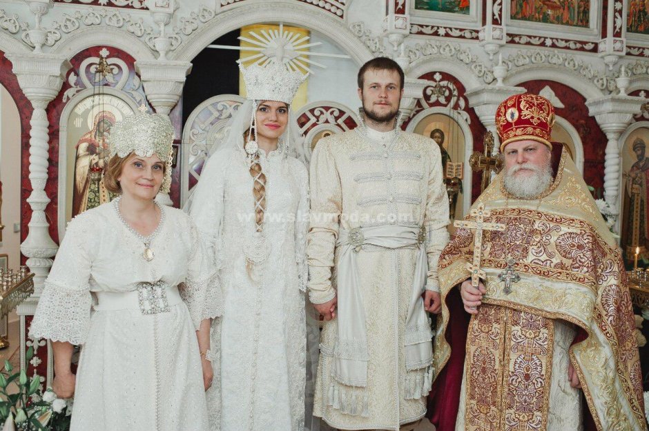 Русский свадебный наряд