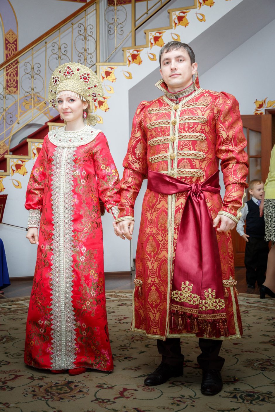 Русский национальный свадебный наряд