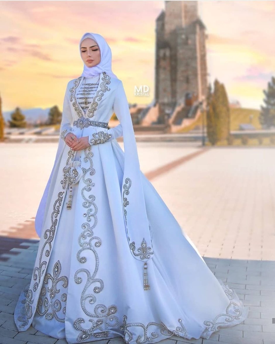 Ингушское свадебное платье национальное