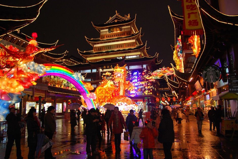 Фестиваль фонарей в Китае 2018