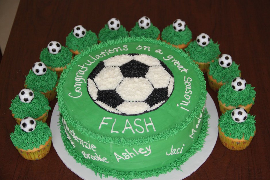 Торт для футбольной команды