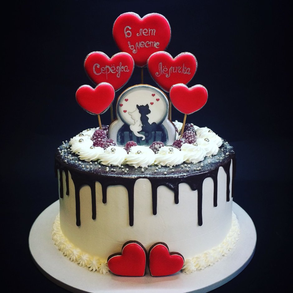 Украшение торта на юбилей свадьбы