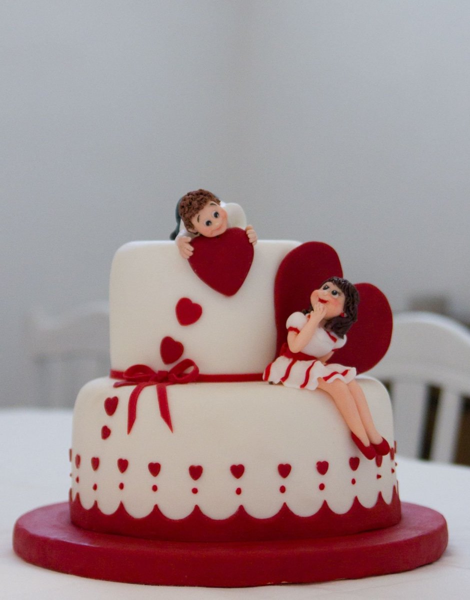 Украшение торта на годовщину свадьбы