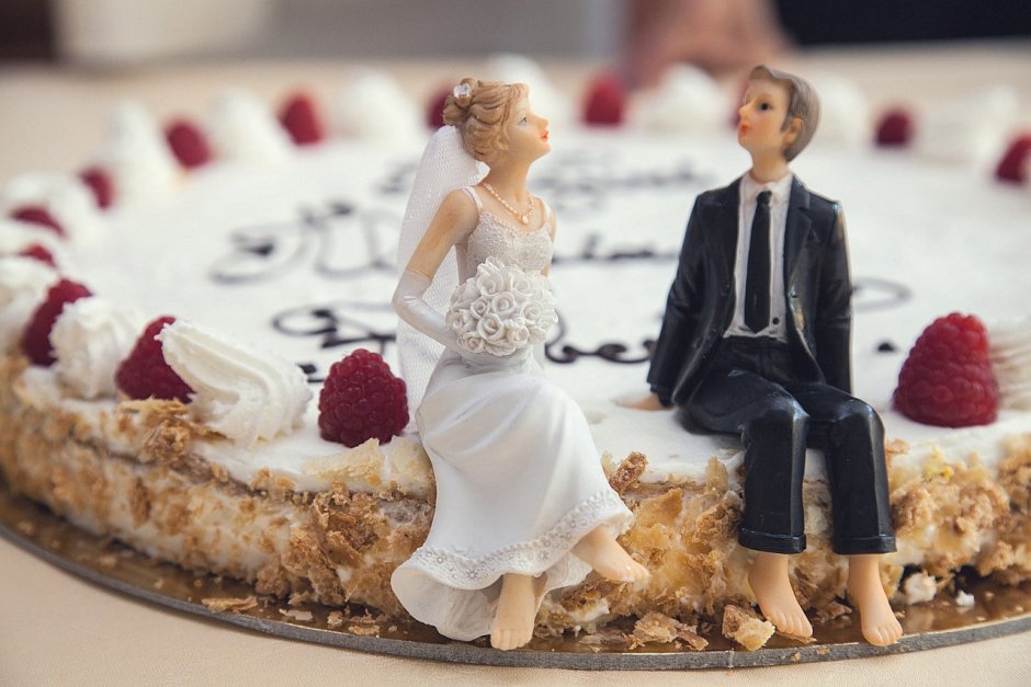 Креативный торт на годовщину свадьбы