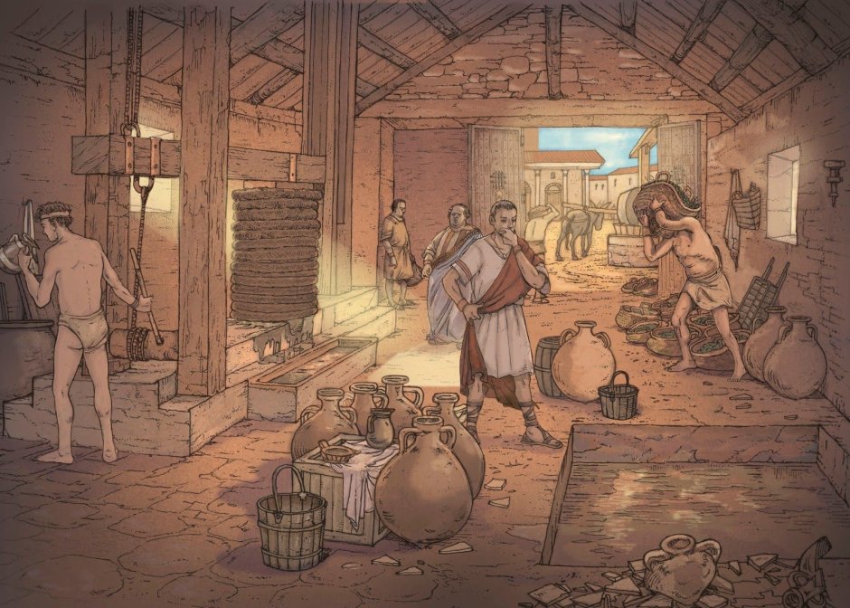 Гончарная мастерская в древней Греции
