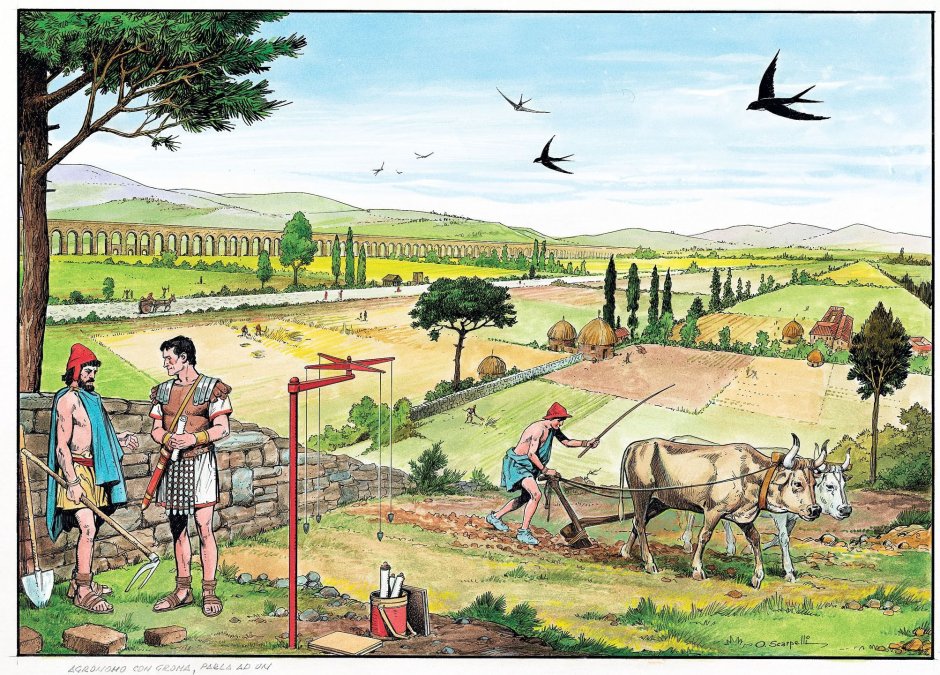 Земледелие в древнем Риме