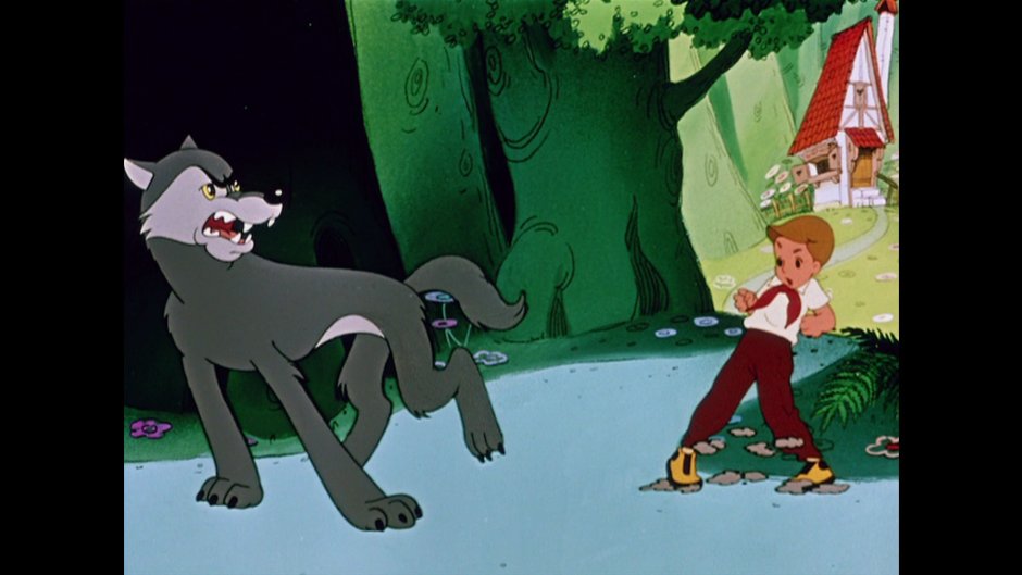 Петя и волк мультфильм 1958