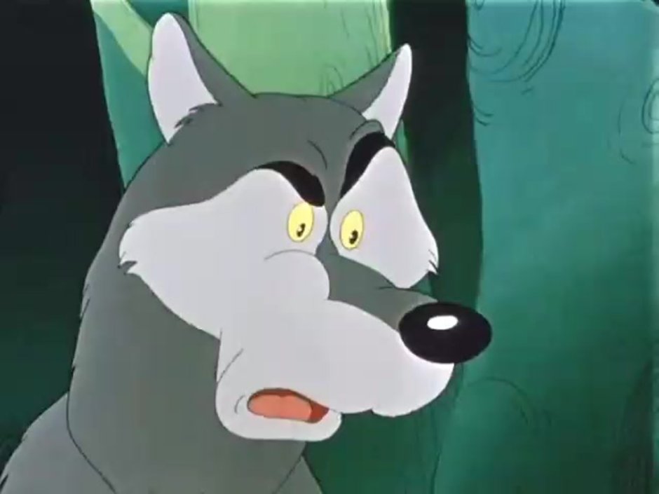 Красная шапочка и серый волк мультфильм