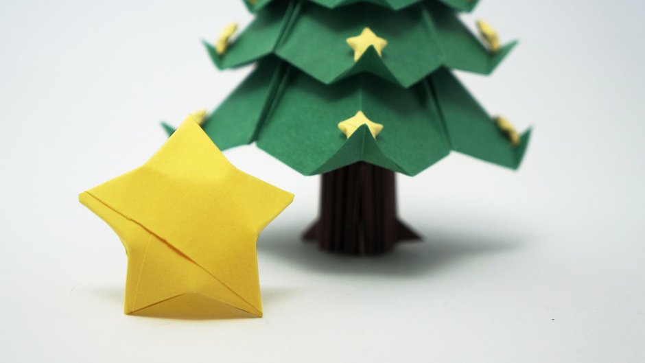 Оригами на новогоднюю тематику