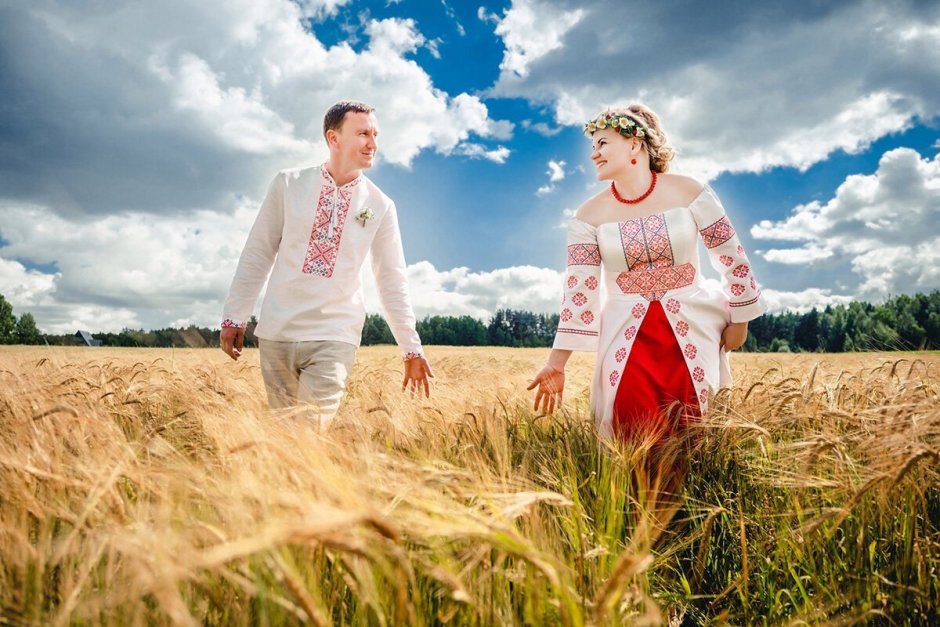 Белорусский национальный свадебный наряд