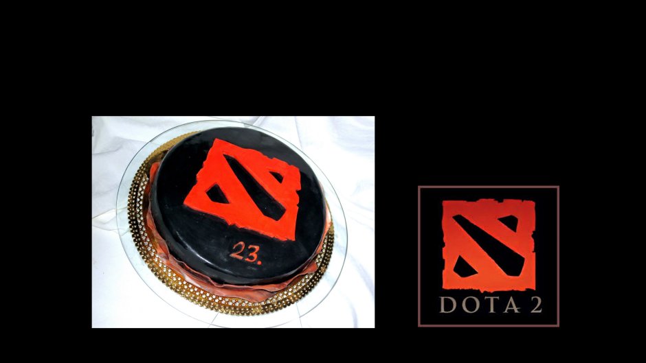 Логотип дота для торта