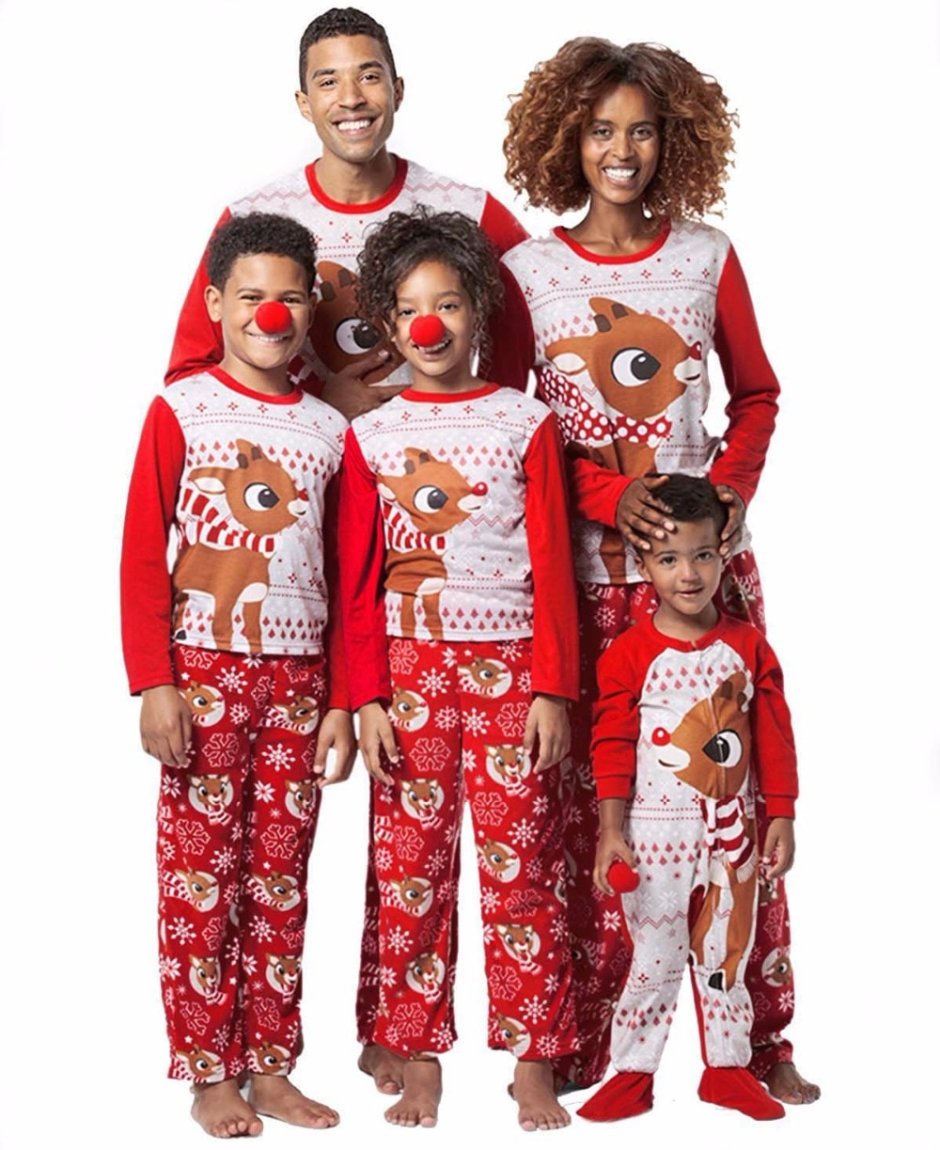 Рождественские пижамы для всей семьи