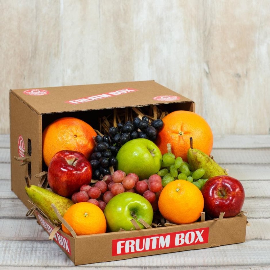 Коробка с овощами в подарок