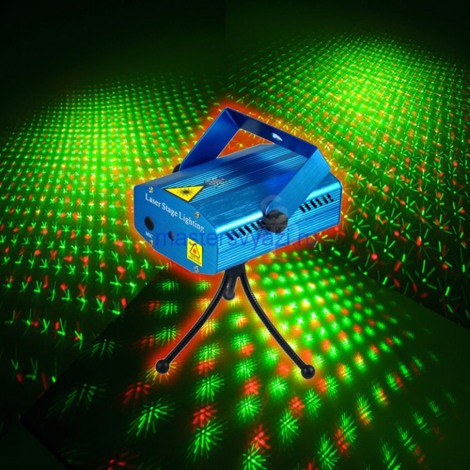Лазерный мини проектор Mini Laser Stage Laser Lighting