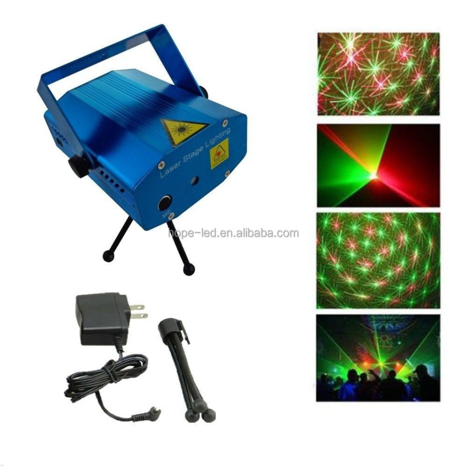Прожектор новогодний Laser Stage Lighting Mini