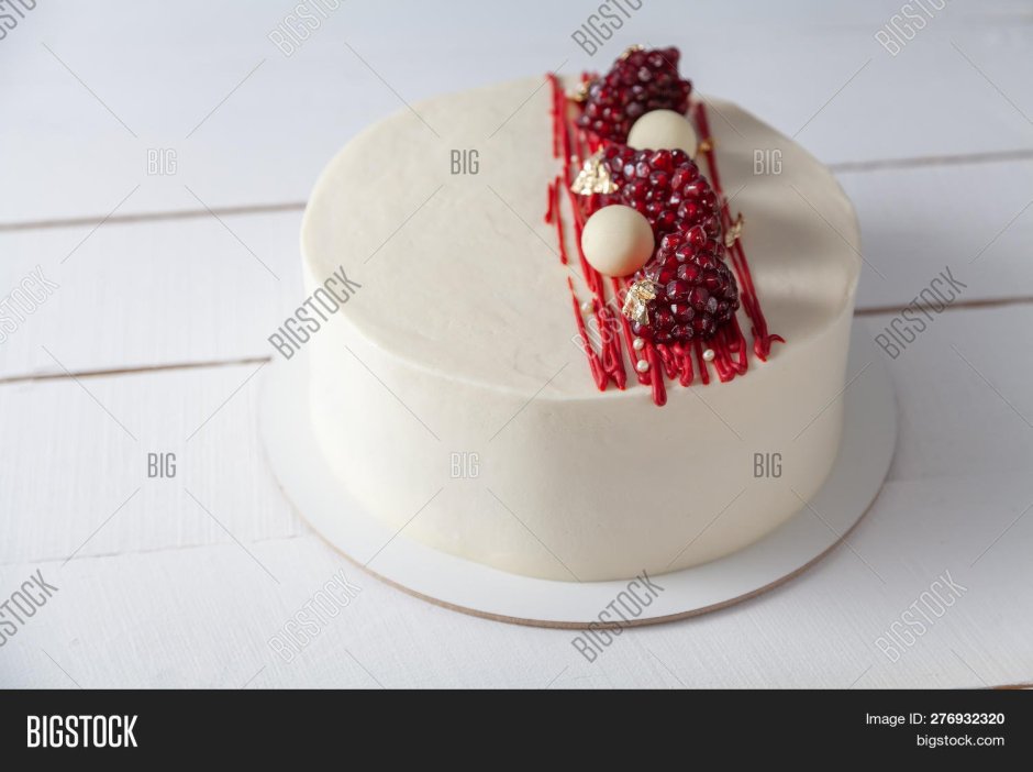 Декор торта для девушки Минимализм
