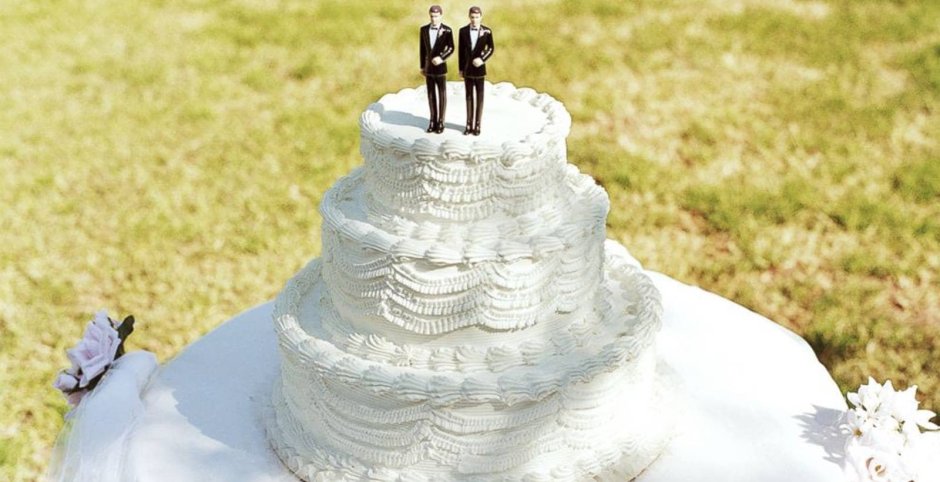 Торт свадебный макро