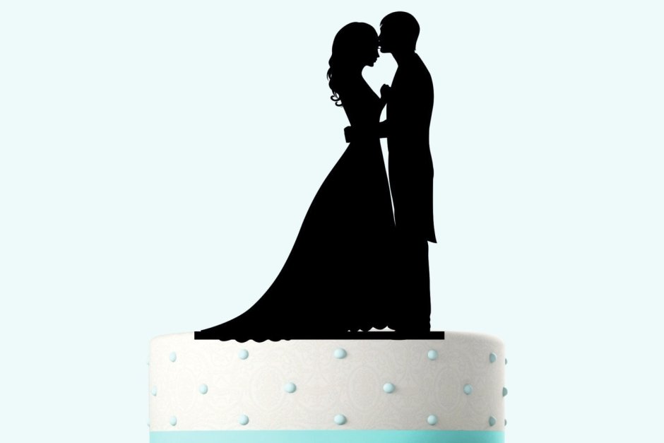 Минималистичный свадебный торт