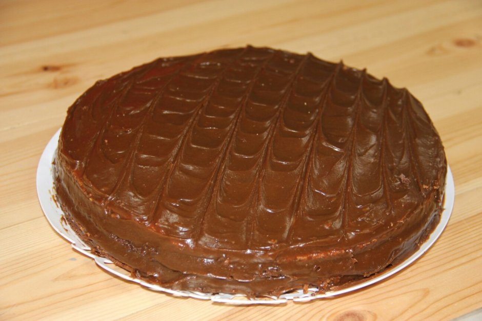 Шоколадный торт Прага со сгущенкой