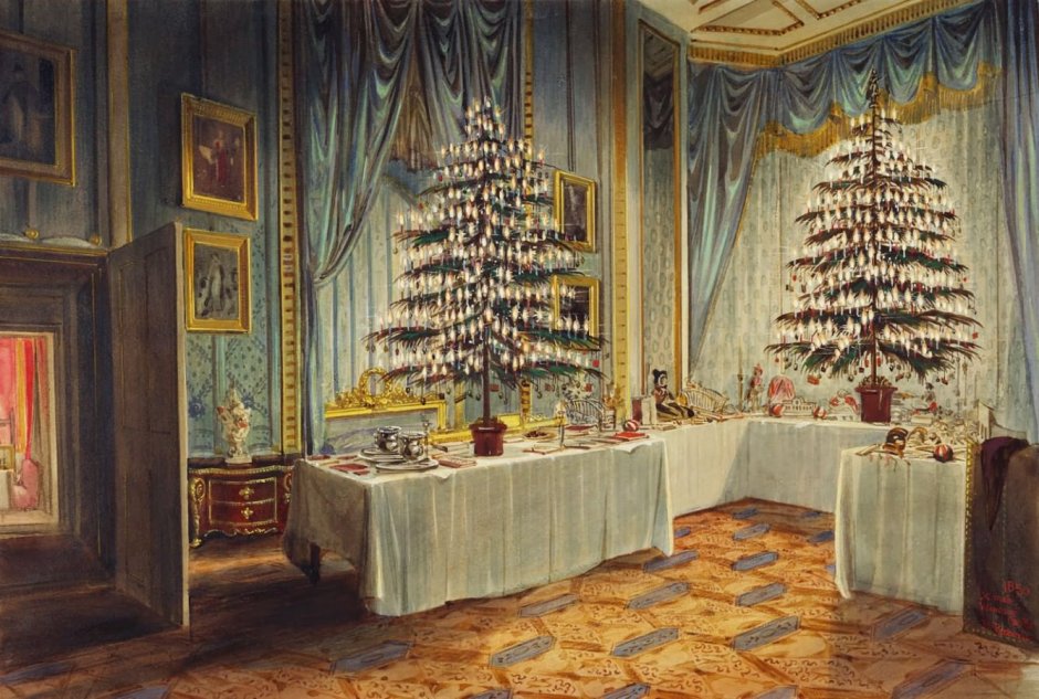 Новогодняя елка Александра Федоровна 19 век