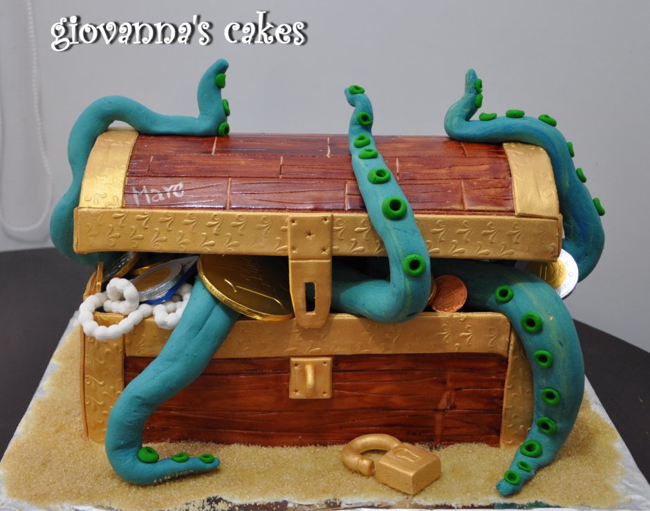 Торт пиратские сокровища