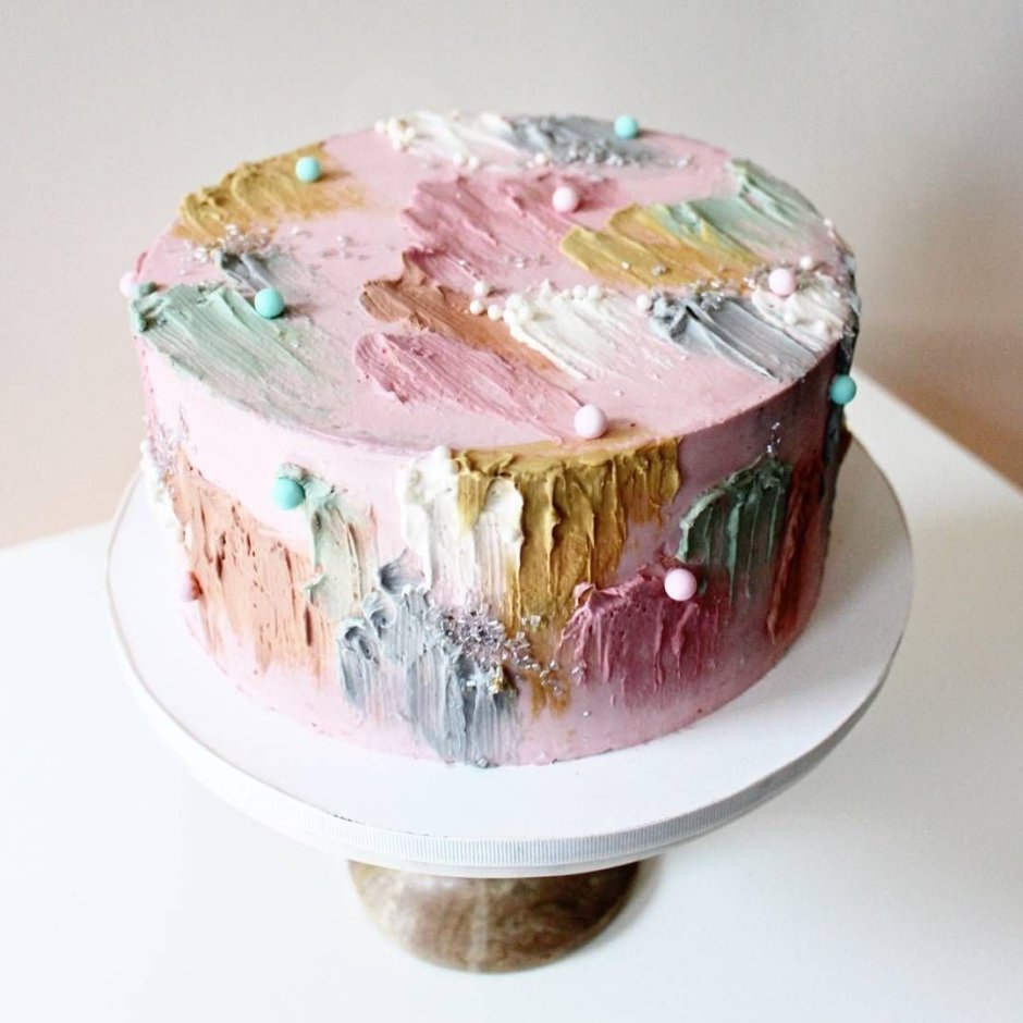Радужный торт для девочки