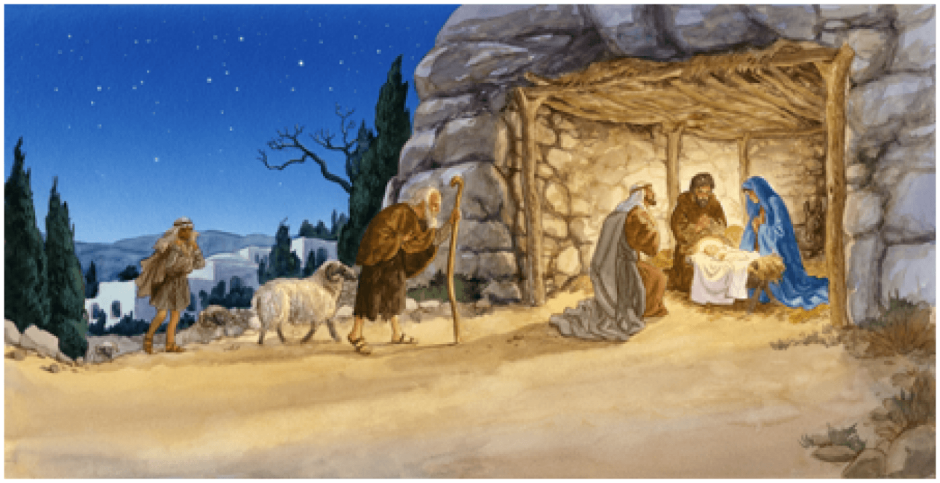 Рождество Христово Вифлеем пастухи