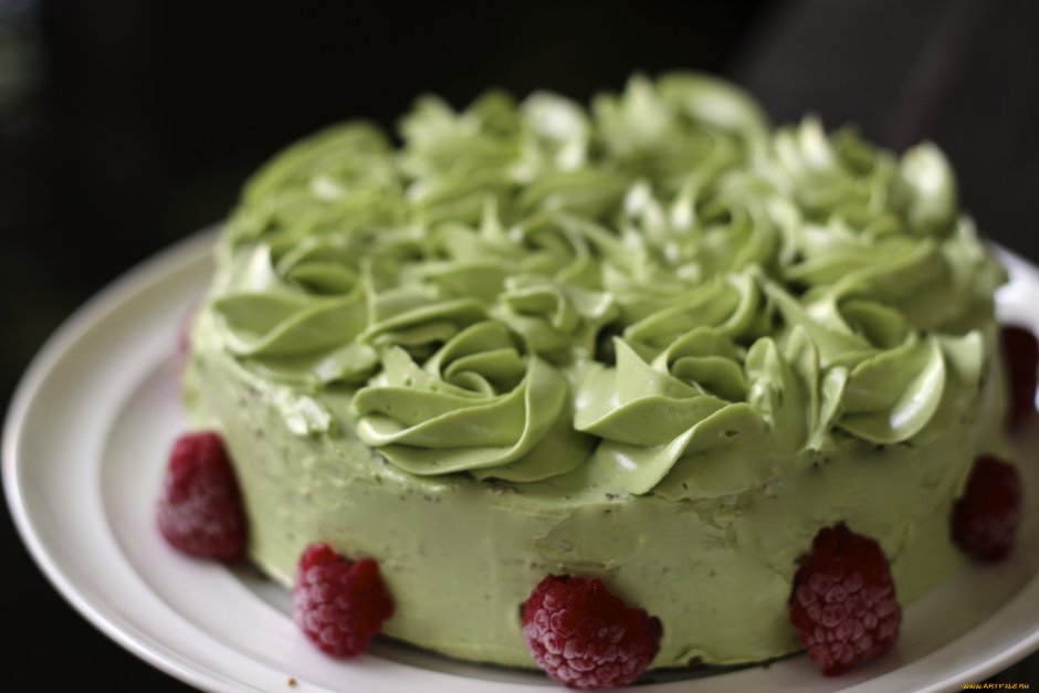 Зеленый тортик