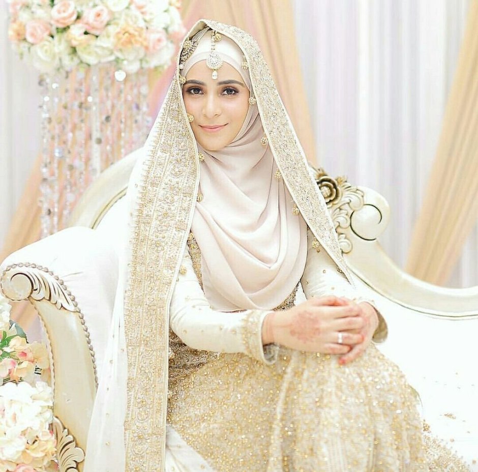 Свадебные платья мусульманские 2022 никаб