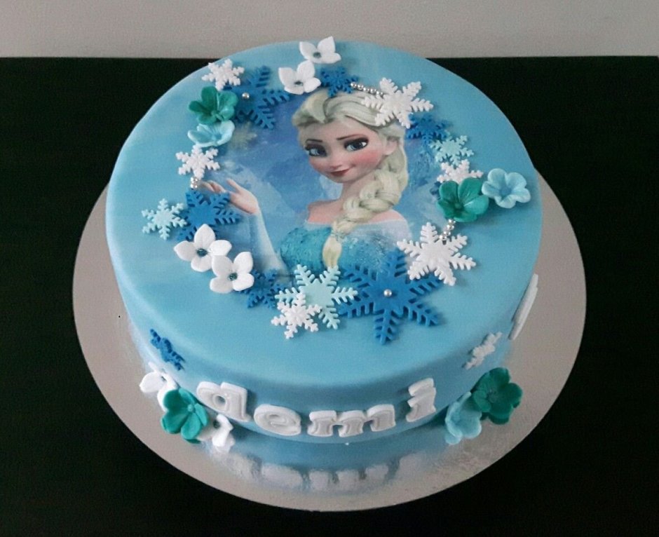 Frozen Elsa торт