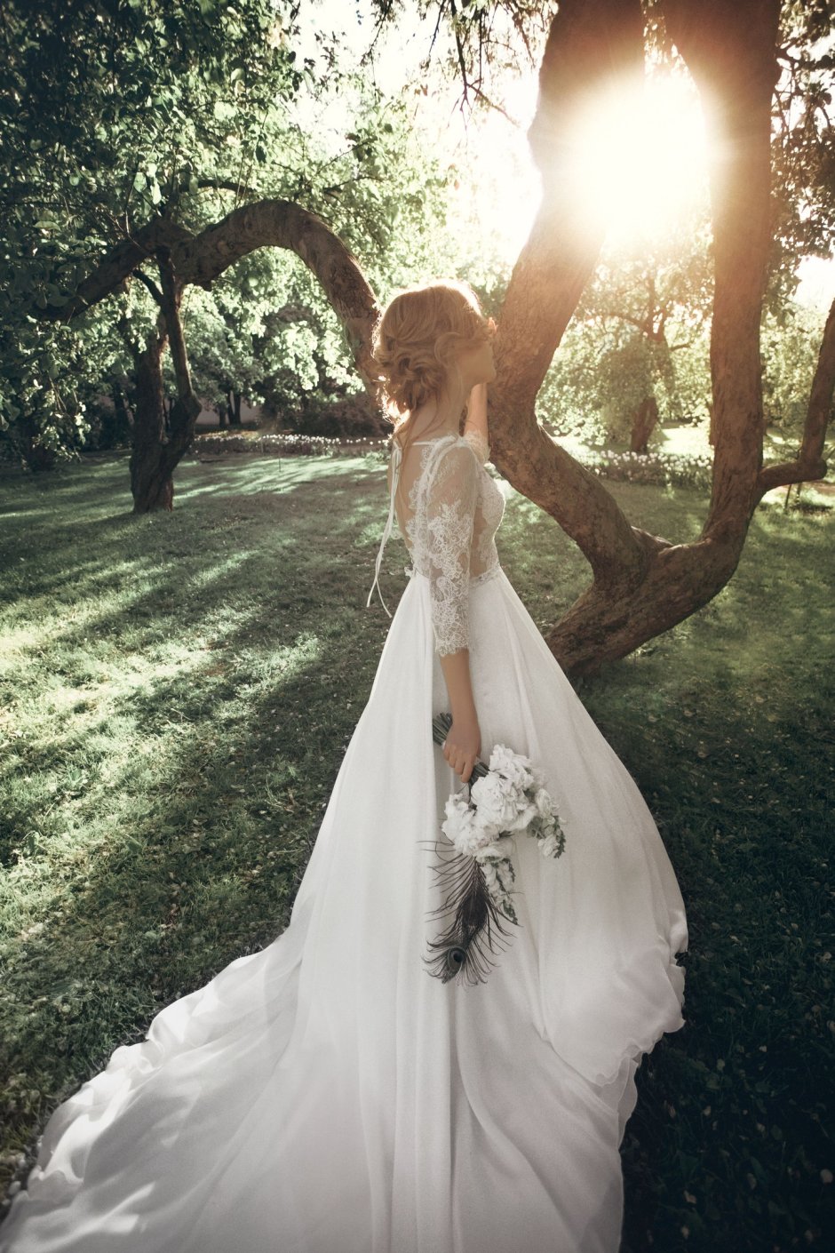 Фотосет со свадебным платьем