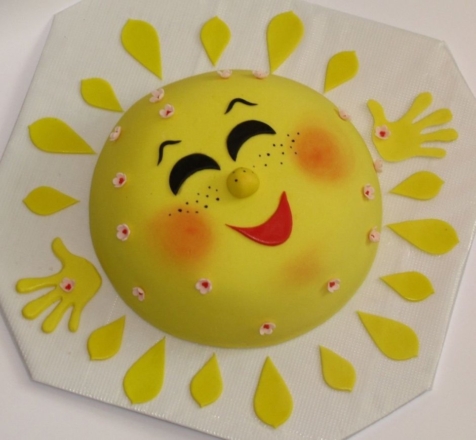 Торт солнышко для детского