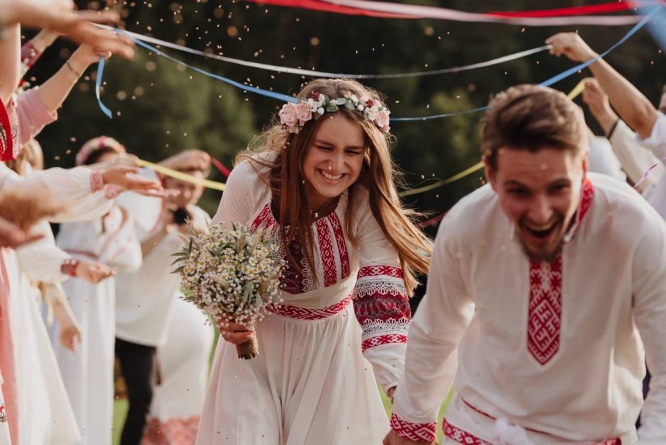 Свадебный наряд славян