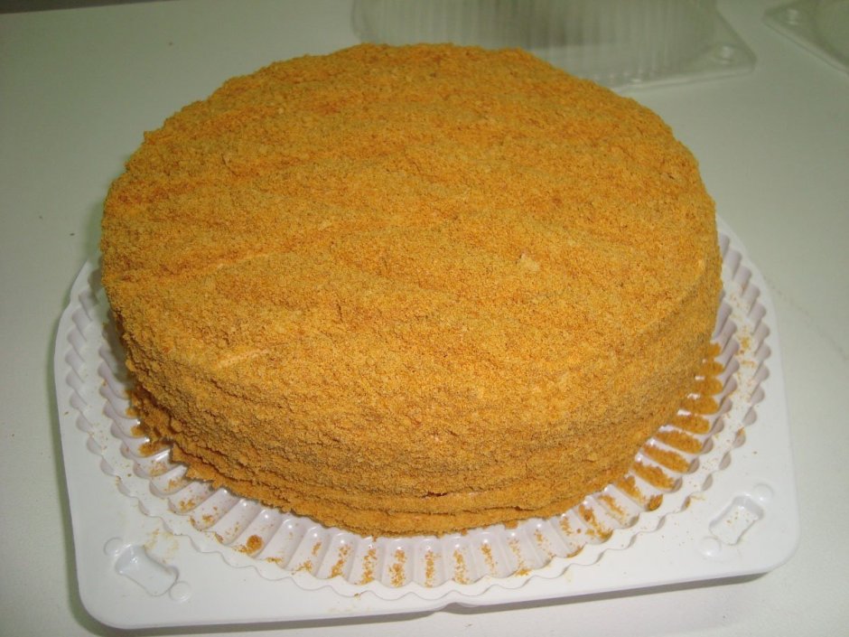 Торт Рыжик с заварным кремом