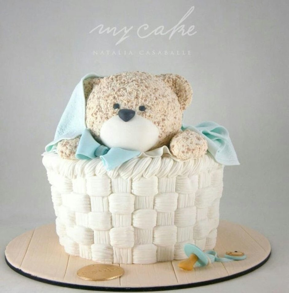 Торт с белым медведем