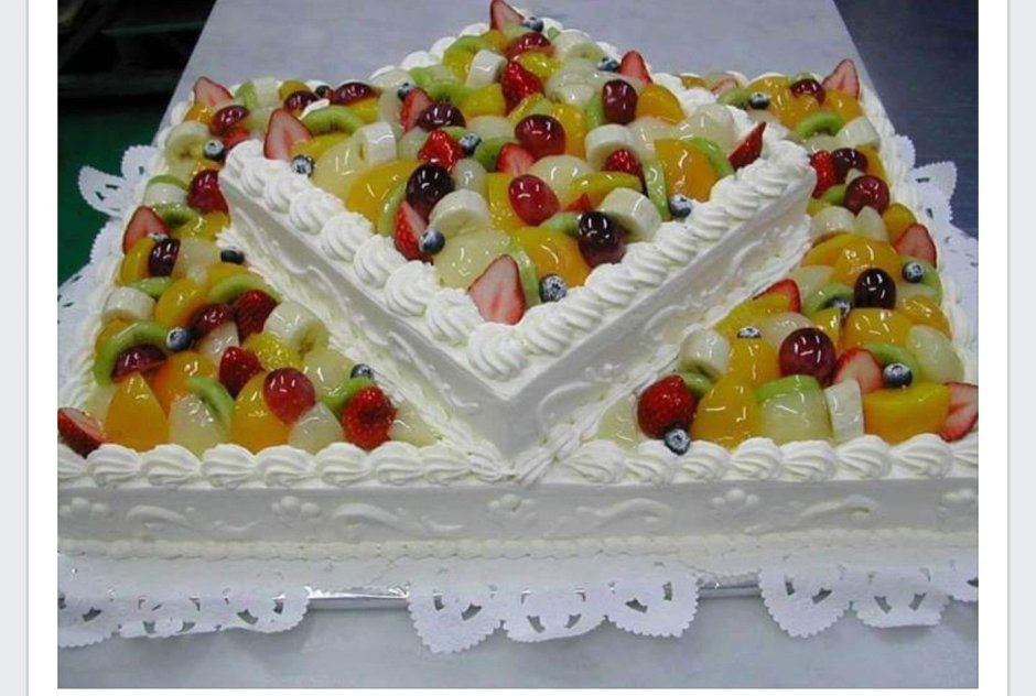 Торт на др девочке 3 года с фруктами