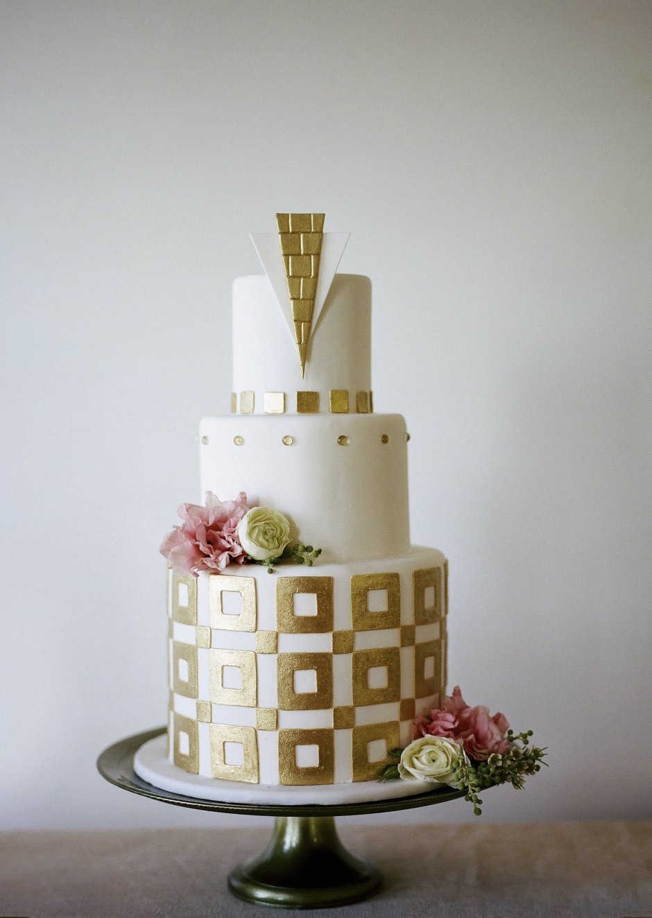 Дизайн свадебного торта геометрия