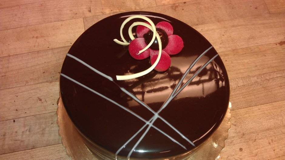 Шоколадный гляссаж для торта