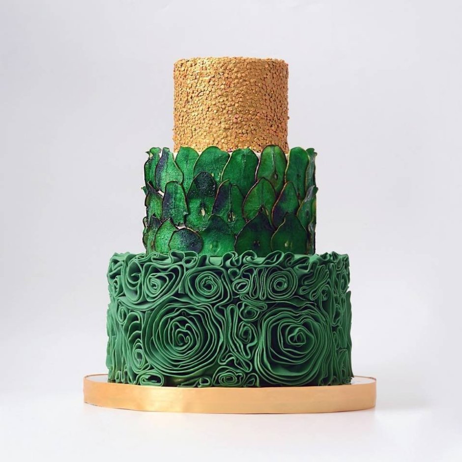 Декор торта с кактусами