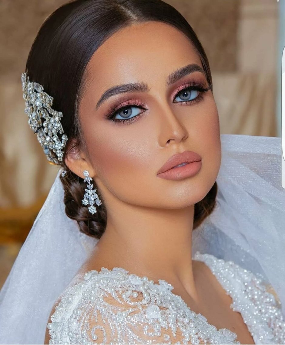Свадебный макияж для невесты 2022 нежный