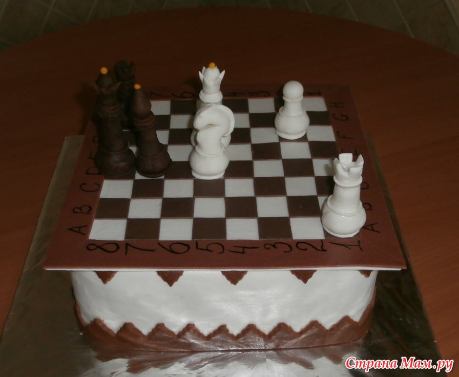 Пирожное шахматное