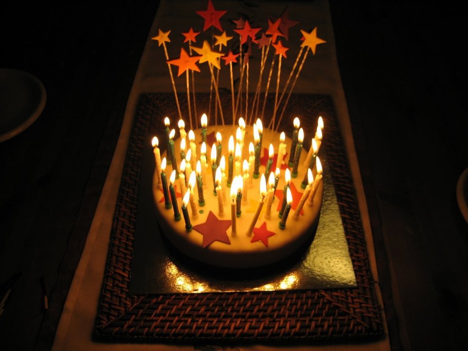Бенгальские свечи для торта