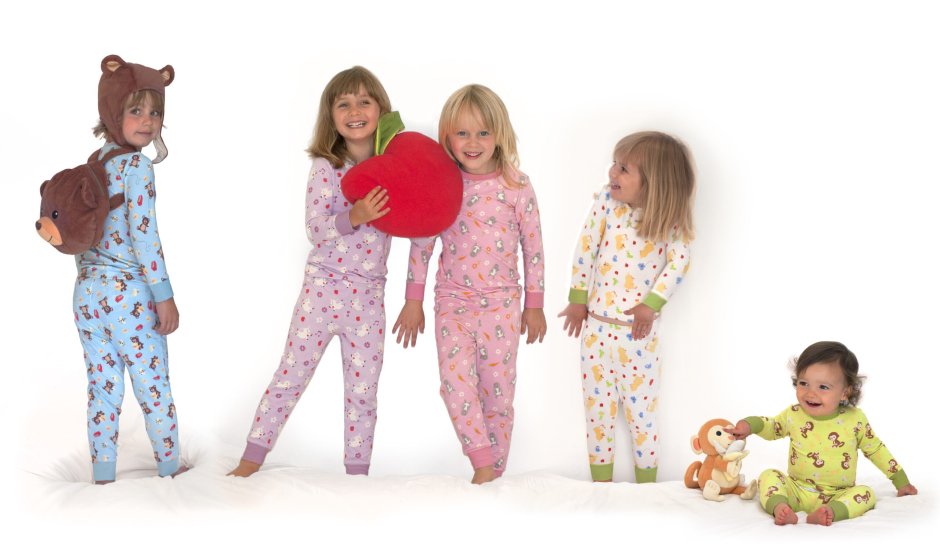 Пижамы детские для пижамной вечеринки