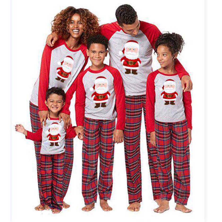 Пижамы Фэмили лук для всей семьи новогодние